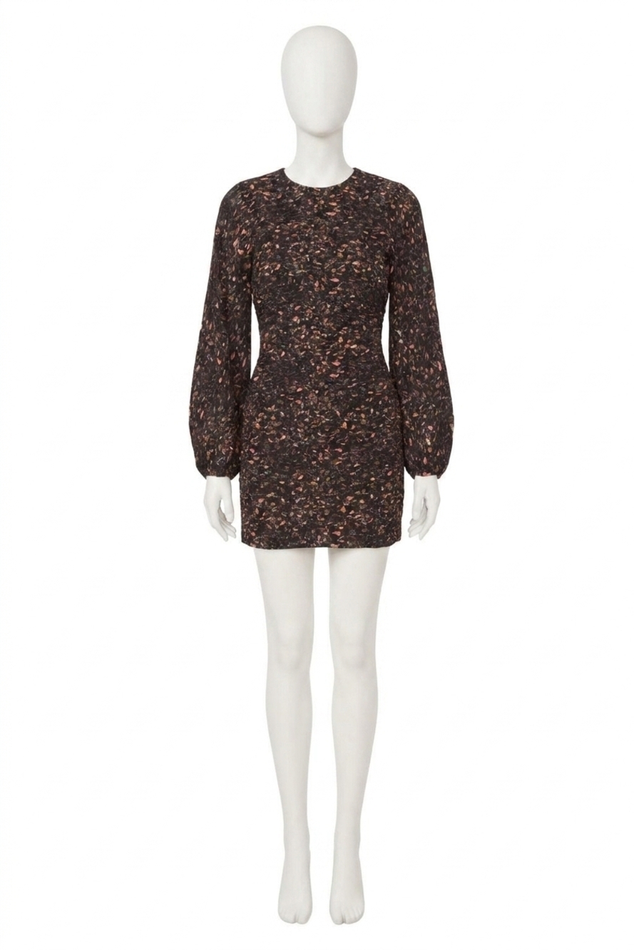 NEW GILNER FARRAR molly dress in ditsy geo